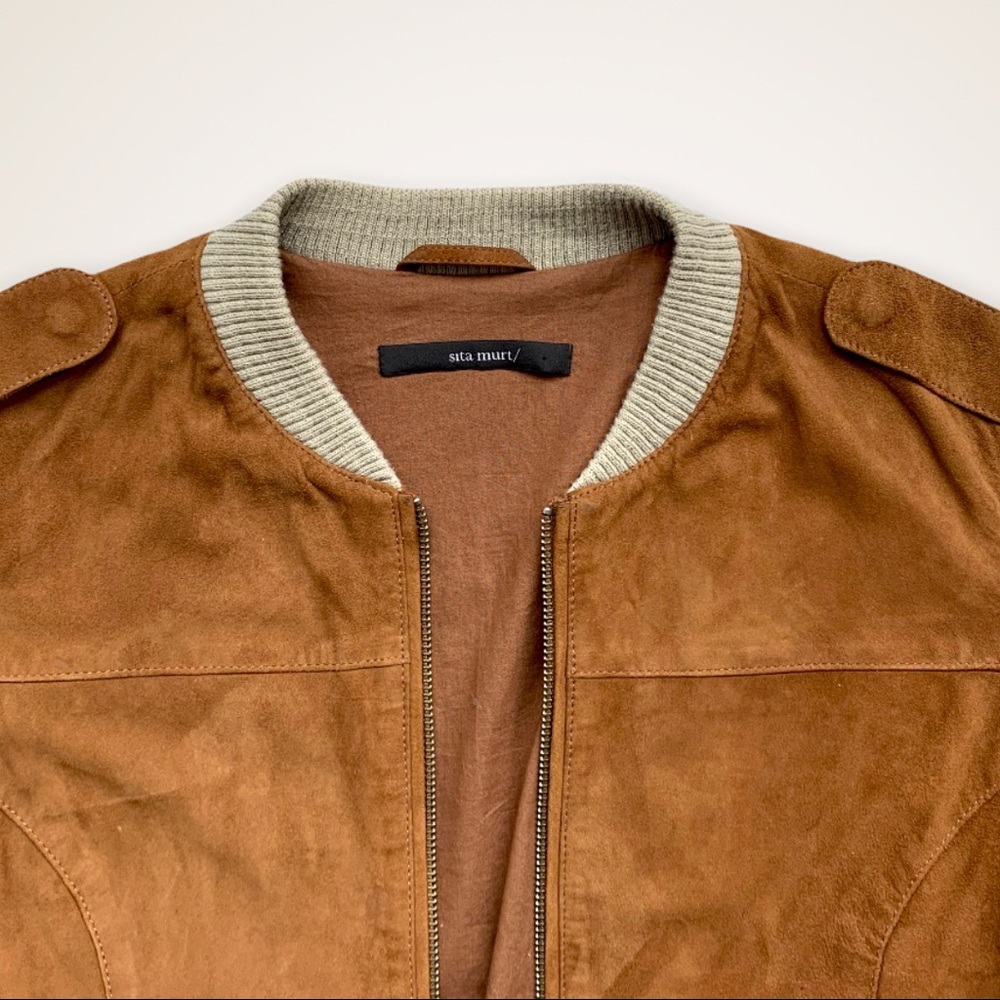 Suede bomber jacket - Picture 2 of 4
